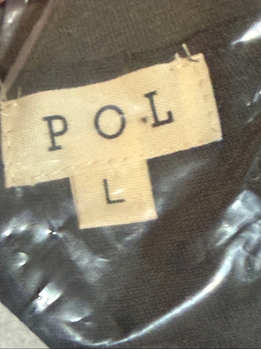 POL Olive Oversized V-Neck Short Sleeve Tee - Picture 6 of 6